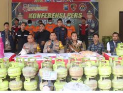 Polresta Sidoarjo Ungkap Kasus Penyalahgunaan LPG Subsidi, 5 orang Pelaku di Tangkap