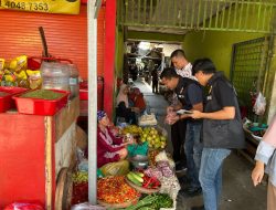 Polisi Bersama TPID Kabupaten Bojonegoro Sidak Pasar Tradisoinal Jelang Ramadhan