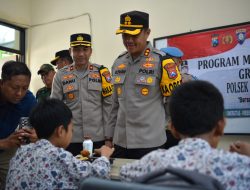Wujudkan Generasi Sehat, Kapolres Gresik Turut Serta dalam Program Makanan Bergizi Gratis