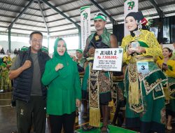 Bawakan Tarian Susuk Wangan, Persit KCK Koorcab Rem 081 Raih Juara 2
