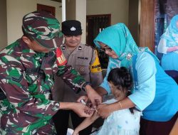 Sinergi Babinsa, Bhabinkamtibmas Dan Bidan Desa Wonorejo, Proaktif Cegah Stunting Lewat Pendampingan Posyandu
