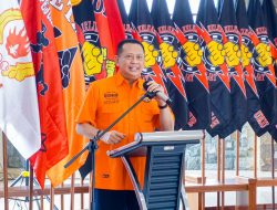 Terpilih Kembali Sebagai Ketum Pengurus Besar Keluarga Olahraga Tarung Derajat (PB KODRAT), Bamsoet Perintahkan Anggota Tarung Derajat Bela Presiden Prabowo Subianto Dan Cegah Upaya Pecah Belah Bangsa