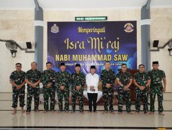 Bangun Mentalitas Tangguh Hadapi Percepatan Zaman, Kodiklatal Gelar Isra Mi’raj 1446 H