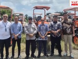 Kajari OKI Melakukan Peninjauan Bantuan Hibah Alsintan Dari Kementerian Pertanian