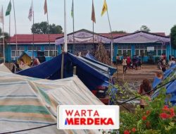 Ratusan Pelajar Se – Kecamatan Lempuing OKI, Ikut Perkemahan Dalam Rangka Memperingati HUT BADEN POWEL