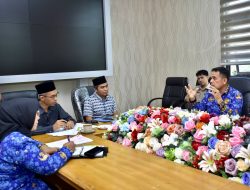 Bahas Program dan Anggaran, Komisi I DPRD Kampar Rapat Dengar Pendapat dengan Kominfo Sandi Kampar.