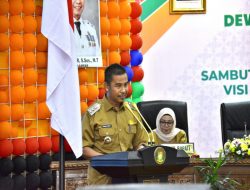 Bupati Kampar Sampaikan Pidato Visi Misi Pada Rapat Paripurna Istimewa DPRD Kampar.