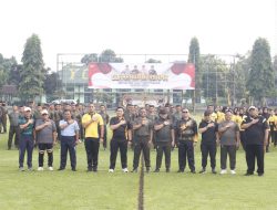 Olahraga Bersama TNI-Polri Wilayah Blitar Raya Wujud Nyata Sinergitas Dan Soliditas Untuk Negeri