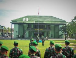 Kodim 0817/Gresik Gelar Upacara Bendera Mingguan, Perkokoh Jiwa Nasionalisme Prajurit