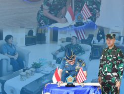 Tingkatkan Soliditas, Dankodiklatal Terima Courtesy Call Tiga Pejabat TNI AL