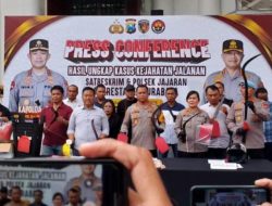 Satreskrim Polrestabes Surabaya Berhasil Ungkap 17 Kasus Kejahatan Jalanan Selama Bulan Suci Ramadhan 2025