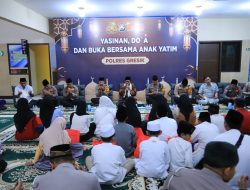 Safari Ramadhan Polres Gresik Gelar Doa dan Buka Bersama Anak Yatim
