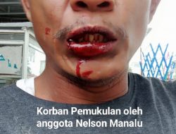 Terlapor diduga pelaku pengeroyokan buruh, dilepaskan dari Kantor Polsek kandis.