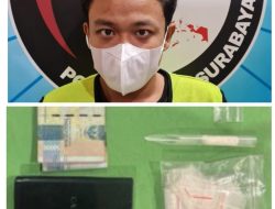 Polrestabes surabaya tangkap bandar sabu