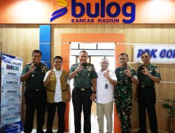Percepat Serapan Gabah, Danrem 081/DSJ Gelar Pertemuan dengan Bulog Kancab Madiun