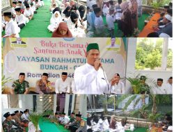 Danramil Bungah Bersama Muspika Safari Ramadhan di Yayasan Rahmatul Yatama
