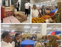 Satgas Pangan Polres Ngawi Sidak Pasar Pantau Harga dan Stok Bapokting Jelang Lebaran