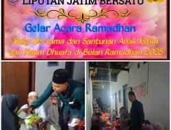 Media Liputan Jatim Bersatu.com, Bagi Takjil dan Santuni Anak Yatim