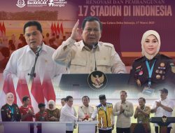 Kajati Jatim Hadiri Peresmian 17 Stadion oleh Presiden di Sidoarjo