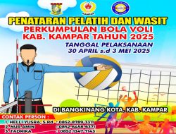 Pengkab PBVSI Kampar akan Gelar Penataran Pelatih dan Wasit