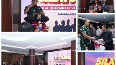 Silaturahmi dengan Serikat Pekerja dan Buruh, Pangdam Brawijaya: Jawa Timur Barometer Perekonomian Nasional