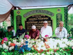 Pondok Pesantren Anwarul Magkhfiroh Adakan Halal Bihalal Dihadiri Camat Dan Kepala Desa