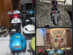 Polres Situbondo Berhasil Amankan Residivis Pencurian Helm dan Sita Puluhan Barang Bukti