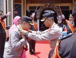 Sertijab Kapolres Kampar, AKBP Ronald Pamit Dan Serahkan Tongkat Estapet Kepemimpinan Kepada AKBP Mihardi