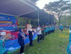 Senam Ceria Ibu dan Anak Meriahkan Hari Anak Nasional di Desa Ngepung