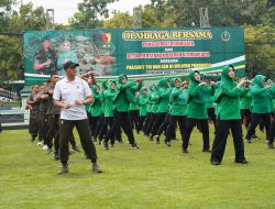 Solid dan Sehat Bersama Pangdam V/Brawijaya