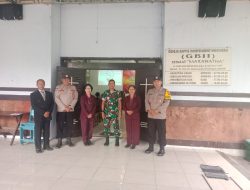 TNI-Polri Laksanakan Pengamanan Ibadah Kenaikan Yesus Kristus di Wilayah Koramil 0817/05 Kota Gresik