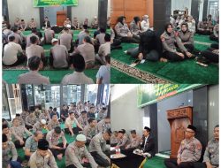 Polres Nganjuk Gelar Binrohtal, Teguhkan Kesabaran dan Keteguhan Iman Personel