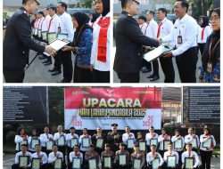 Harlah Pancasila Kapolresta Malang Kota Beri Penghargaan Anggota Berprestasi dan Warga Masyarakat yang Bantu Ungkap TPPO