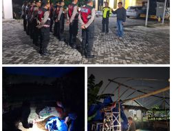 Polsek Sukomoro dan Samapta Polres Nganjuk Bongkar Arena Judi Sabung Ayam dan Dadu