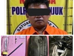 Satresnarkoba Polres Nganjuk Tangkap Pengedar Sabu Asal Sampang di Kamar Kos