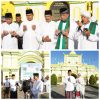 Komandan Korem 084/BJ  Laksanakan Sholat Idul Adha dan serahkan hewan korban.