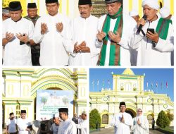 Komandan Korem 084/BJ Laksanakan Sholat Idul Adha dan serahkan hewan korban.