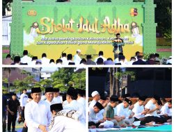 Gelar Salat Idul Adha, Jajaran Polri Tingkatkan Kepedulian Demi Persatuan