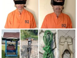 Dua Pelaku Curanmor di Warujayeng Dibekuk Polisi, Satu Unit Motor Lawas Berhasil Diamankan