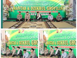 Polres Nganjuk Gelar Semaan Al-Qur’an dan Dzikrul Ghofilin Peringati Hari Bhayangkara ke-79