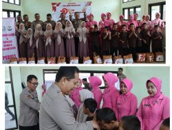 Polres Nganjuk Gelar Baksos Serentak di Panti Asuhan, Wujud Nyata Kepedulian Polri di Hari Bhayangkara ke-79