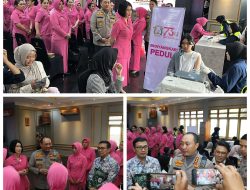 Hari Bhayangkara ke-79 dan HKGB ke-73, Polresta Malang Kota Beri Layanan Vaksin HPV Gratis Bagi Kaum Perempuan