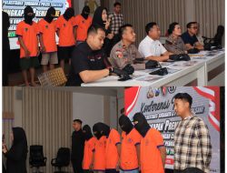 Polrestabes Surabaya Amankan Lima Orang Preman Mengaku Ormas yang Kuasai Lahan Kosong Milik Warga