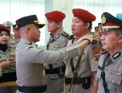 Polres Gresik Gelar Serah Terima Jabatan Kasat Resnarkoba dan Kasat Tahti Polres Gresik