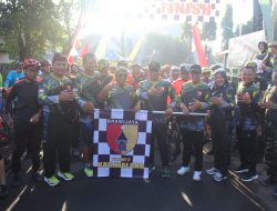 Kanminvetcad V/17 Kab. Malang, Gelar Senam Sehat dan Fun Bike