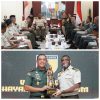 Pangdam V/Brawijaya Terima Kunjungan Kehormatan 6th Division Commander  SAF, perkuat Hubungan TNI AD dan SAF