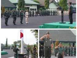 Korem 084/Bhaskara Jaya Selenggarakan Upacara Bendera 17-an