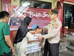 Sambut Hari Bhayangkara ke-79, Polsek Asemrowo Gelar Bhakti Sosial untuk Warga.