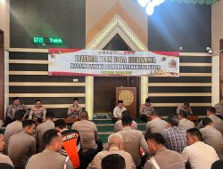 Polresta Banyuwangi gelar Dzikir dan Doa Bersama Sambut Hari Bhayangkara ke-79