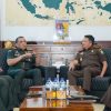 Perkuat Silaturahmi, Pangdam V/Brawijaya Terima Audiensi Kajati Jatim